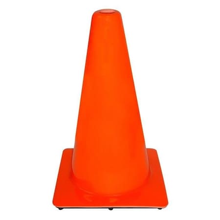 Everrich Industries Everrich EVB-0016-2 12 in. Height Plastic Cones - Orange EVB-0016-2